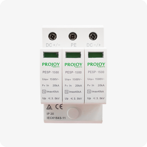 Projoy DC túlfeszültség levezető - PESP-1500 T1+T2 DC